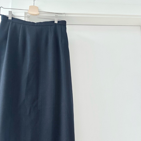 Vintage Comme des Garçons Maxi Wool Pencil Skirt - Picture 2 of 5